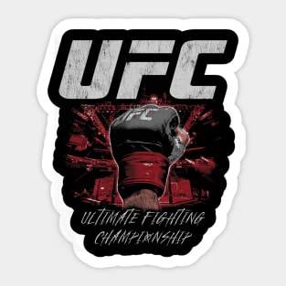 UFC Grunge Fist Sticker